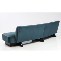 Sofá Nube escultórico moderno de mediados de siglo en dos piezas, c. 1950.