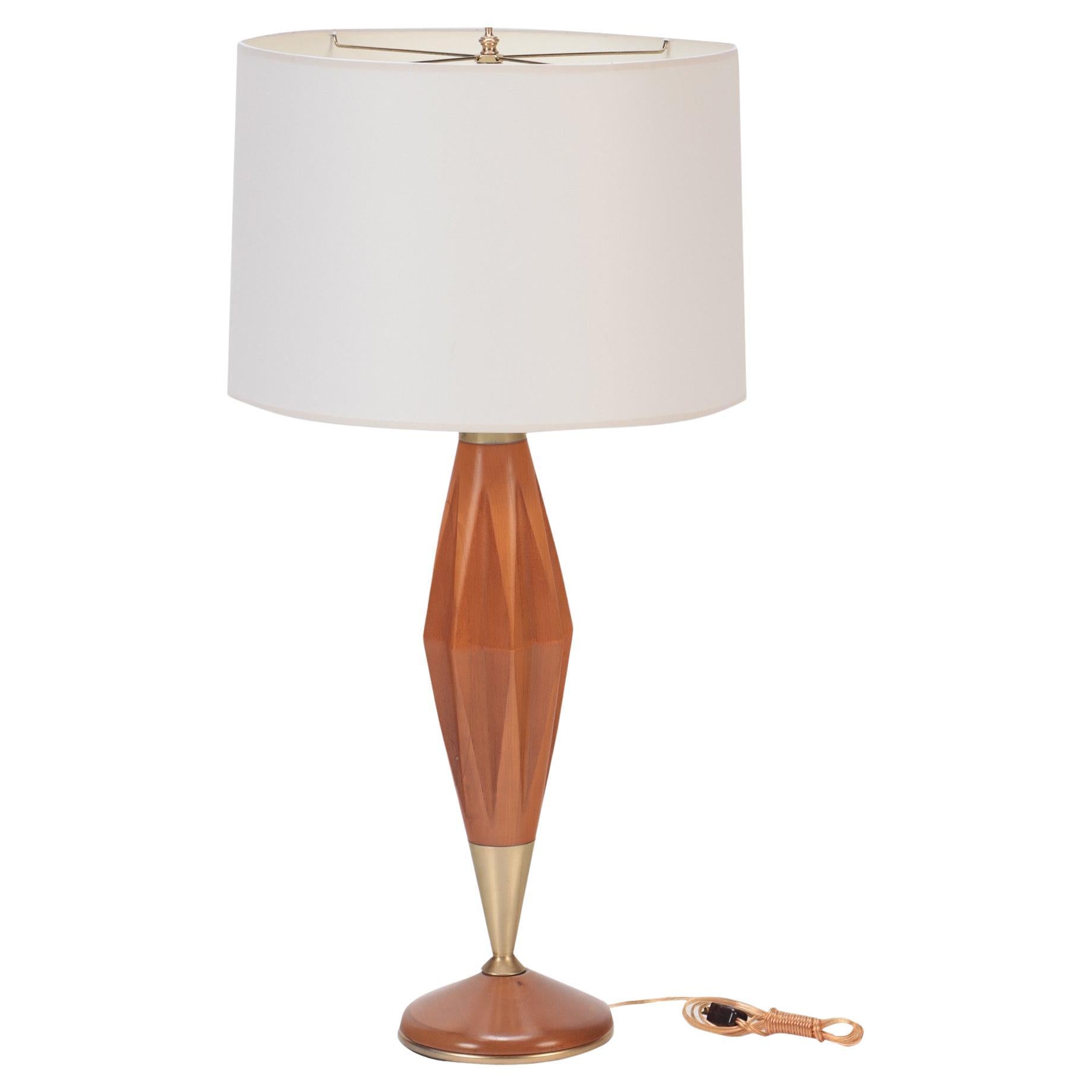 Mid Century Modern Sculptural Lamp, Circa 1960