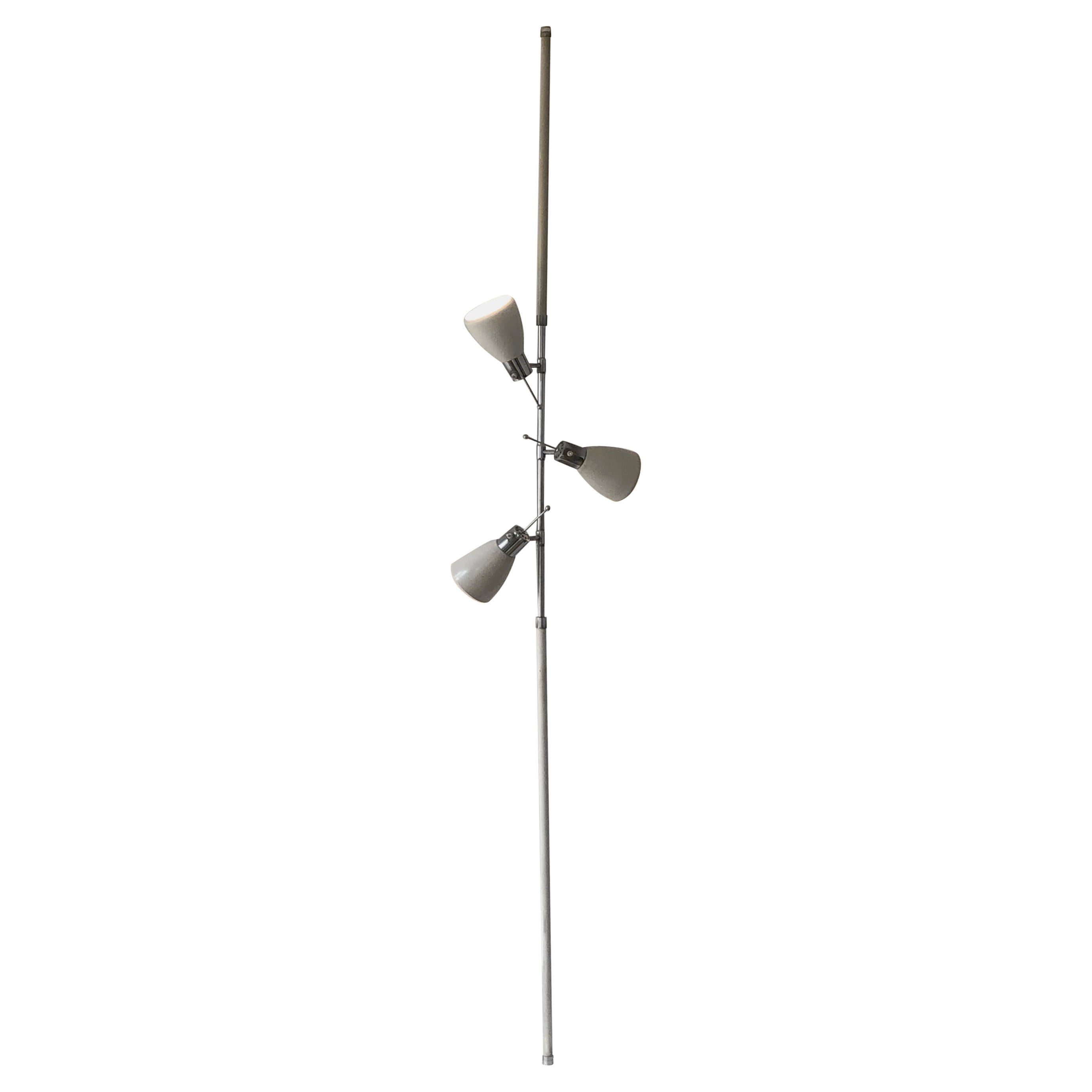 A MID-CENTURY-MODERN SPACE-AGE FLOOR LAMP by ETIENNE FERMIGIER MONIX France 1960