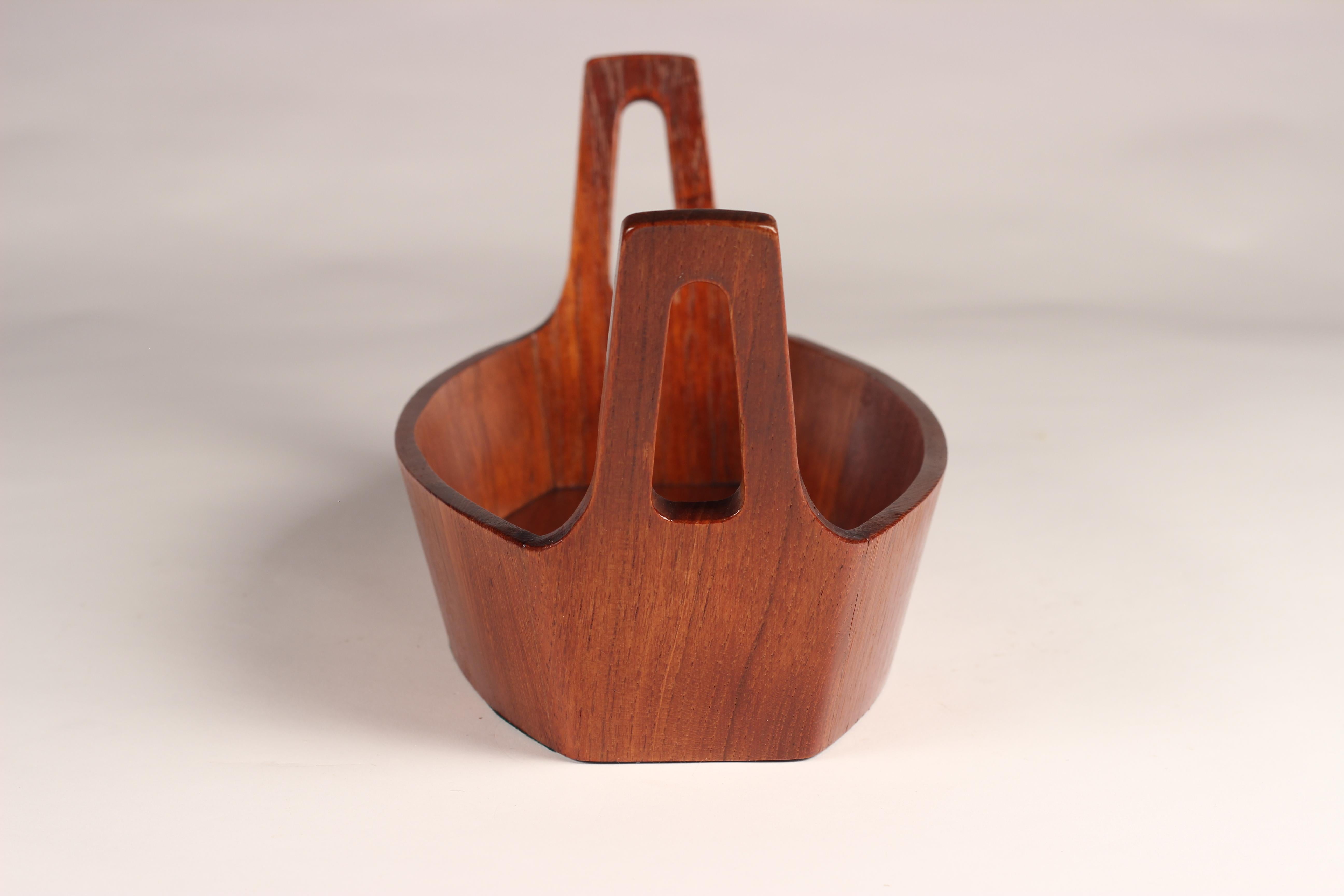 Mid-20th Century Mid-Century Modern Teak Arni Form Italian Bowl For Sale