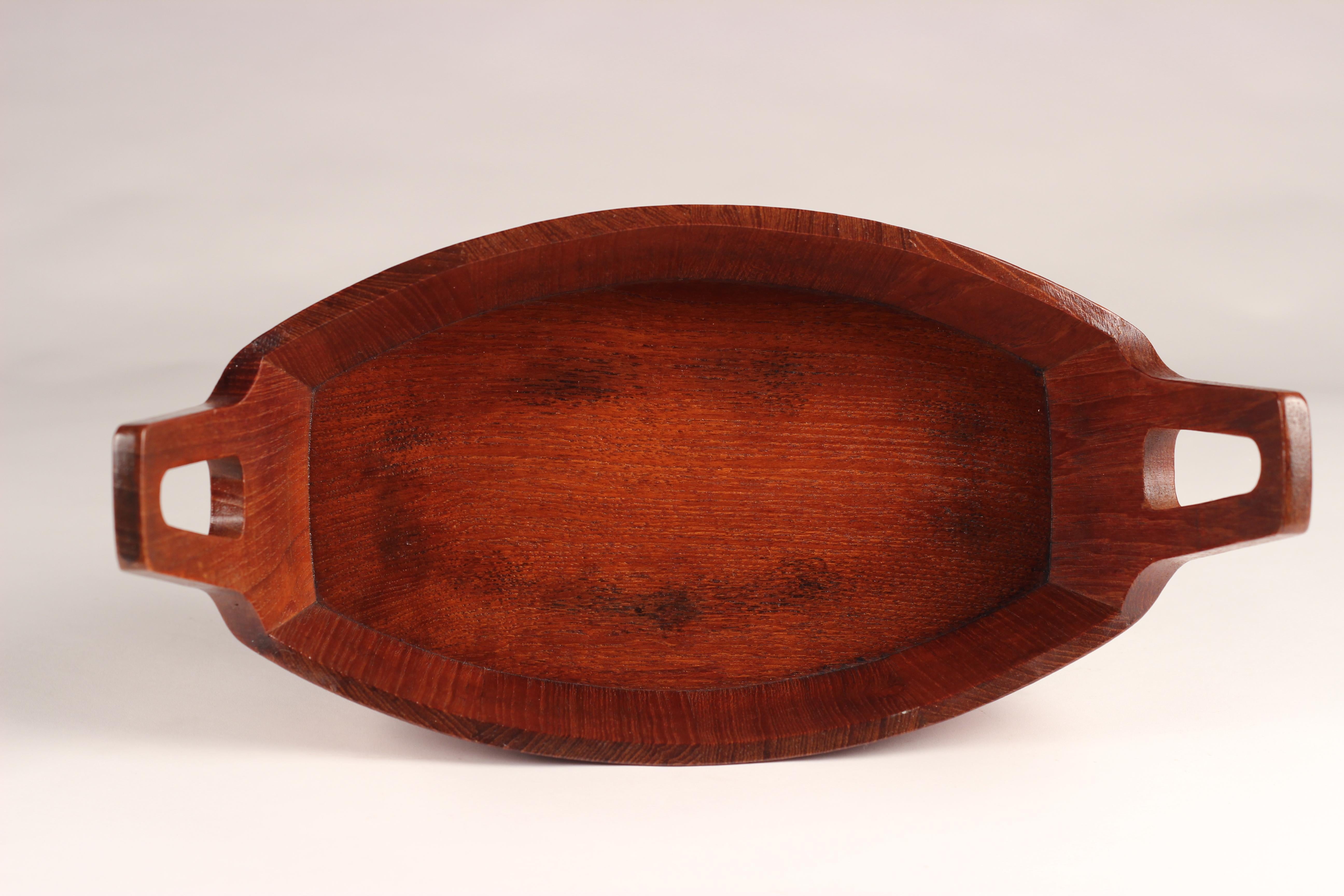 Mid-Century Modern Teak Arni Form Italian Bowl For Sale 2