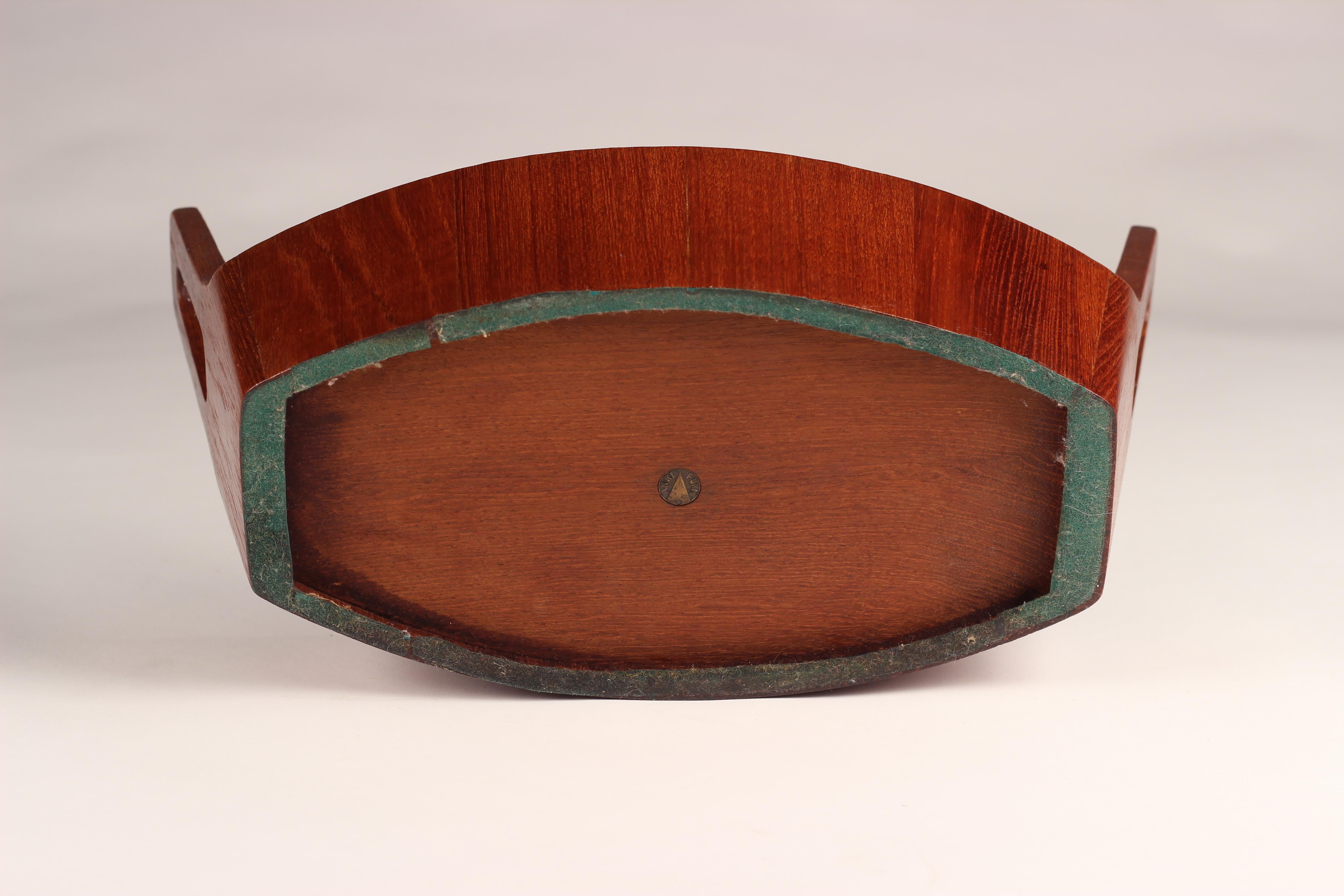 Mid-Century Modern Teak Arni Form Italian Bowl For Sale 3