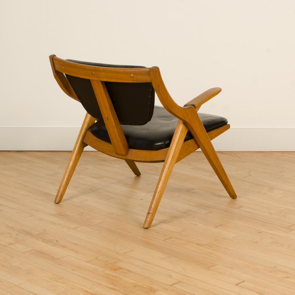 Mid-20th Century Midcentury Modern Teak Lounge Chair, circa 1950