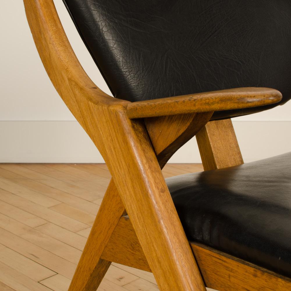 Midcentury Modern Teak Lounge Chair, circa 1950 3