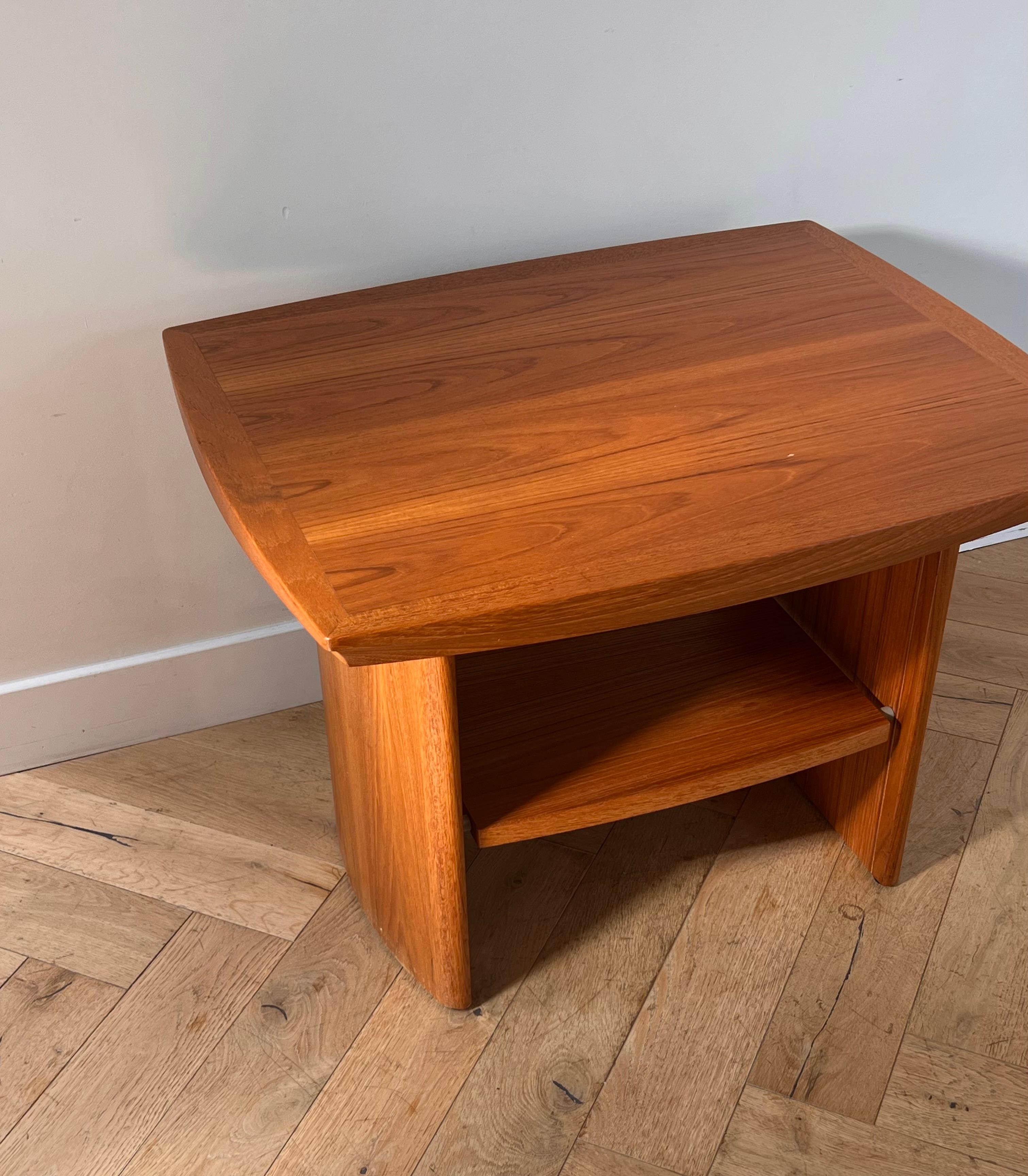 A mid century modern teak side table by Nordic Furniture, 20th century 6