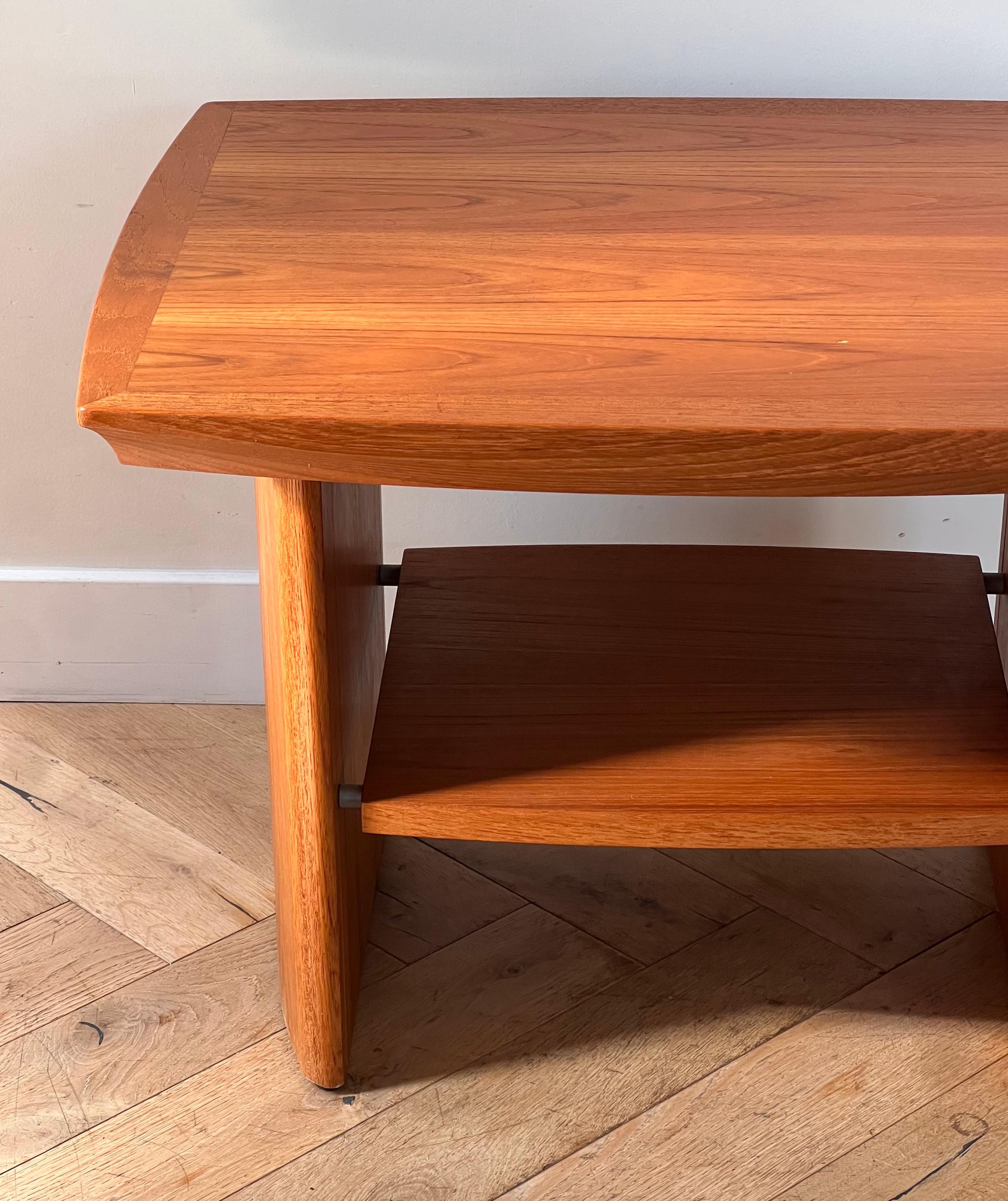 Mid-Century Modern A mid century modern teak side table by Nordic Furniture, 20th century