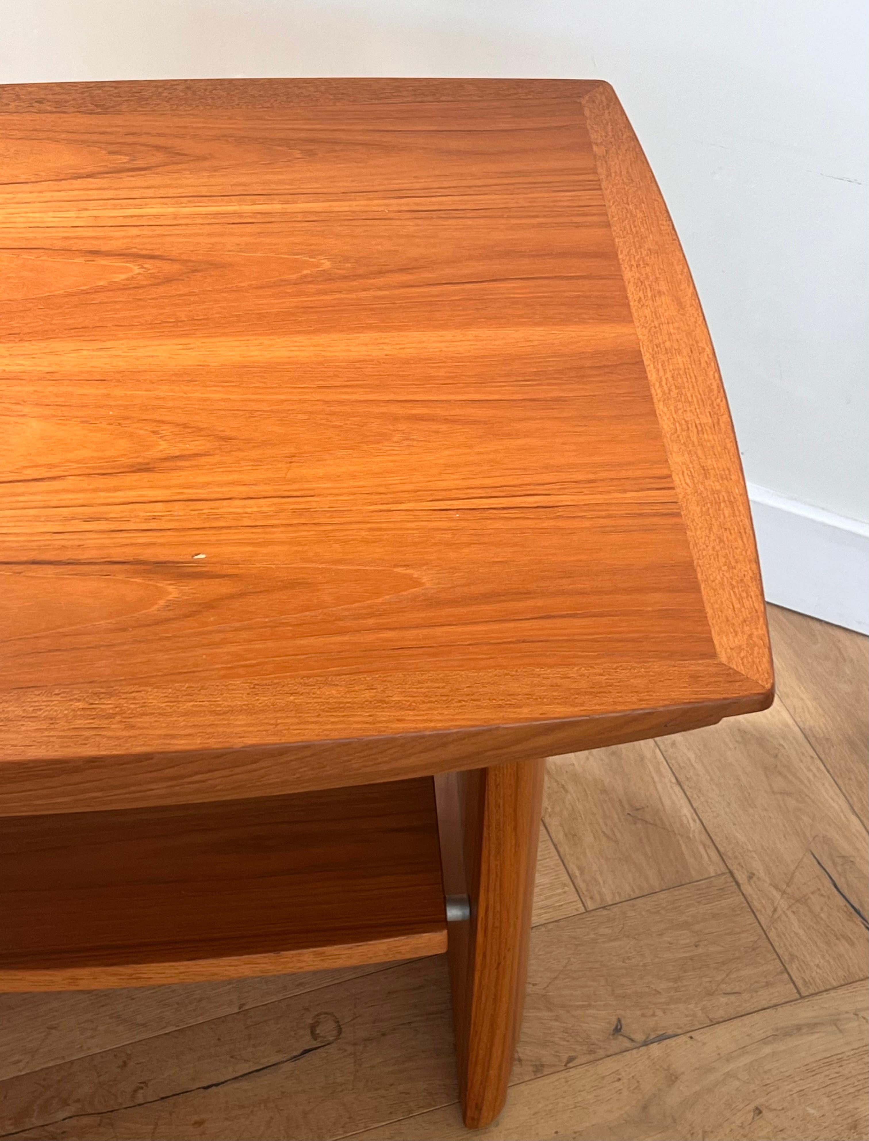 A mid century modern teak side table by Nordic Furniture, 20th century 1