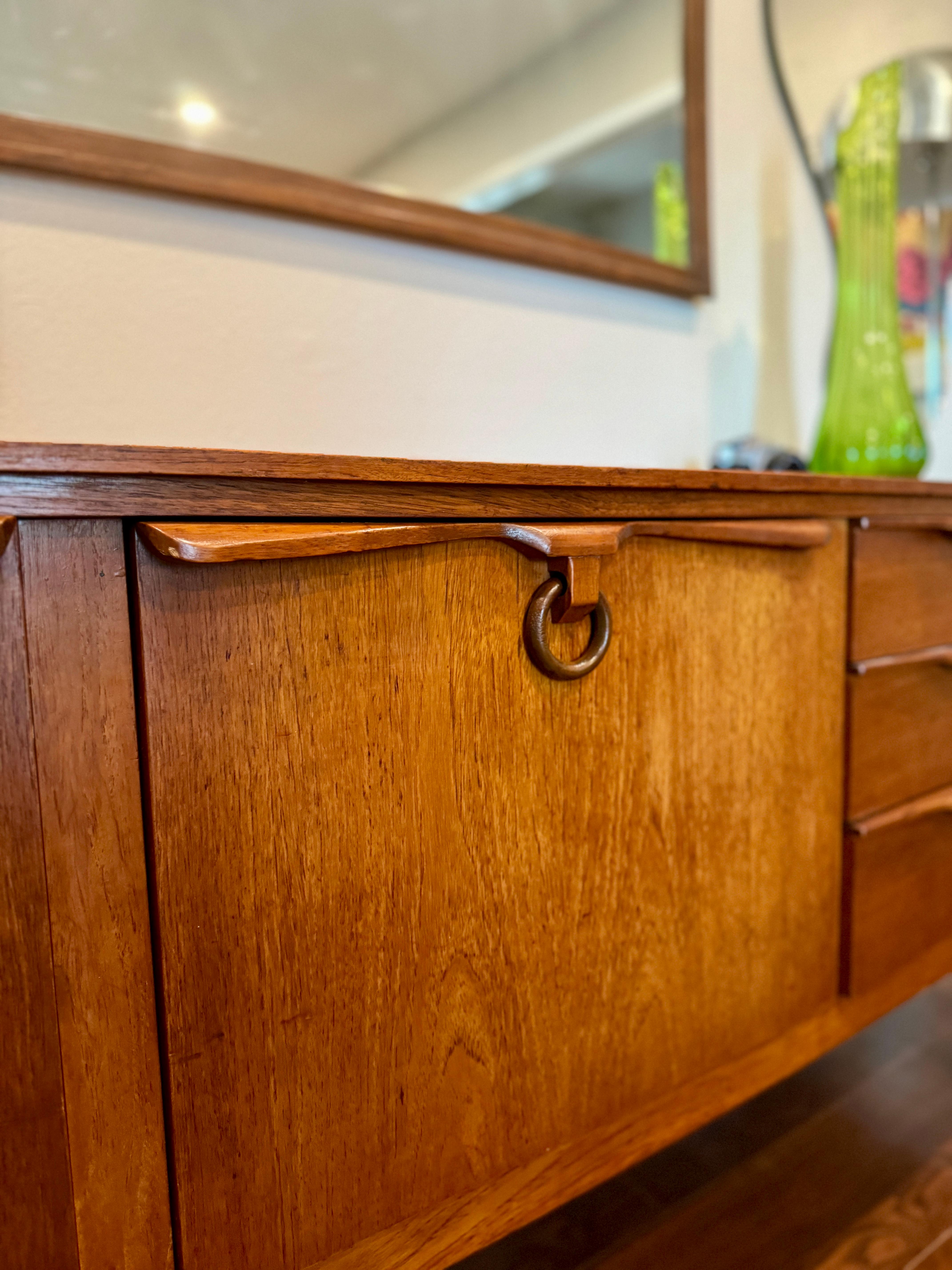 A mid century modern teak sideboard by Beautility, circa 1960s 2