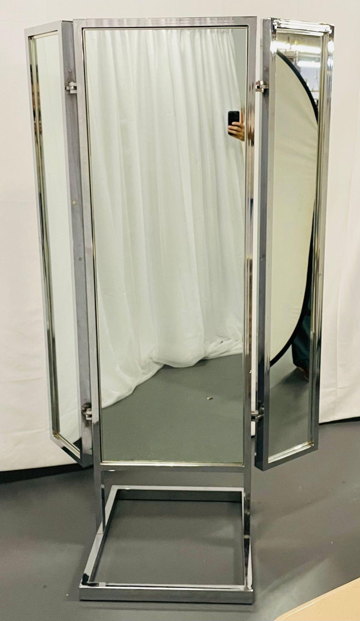 three way standing mirror