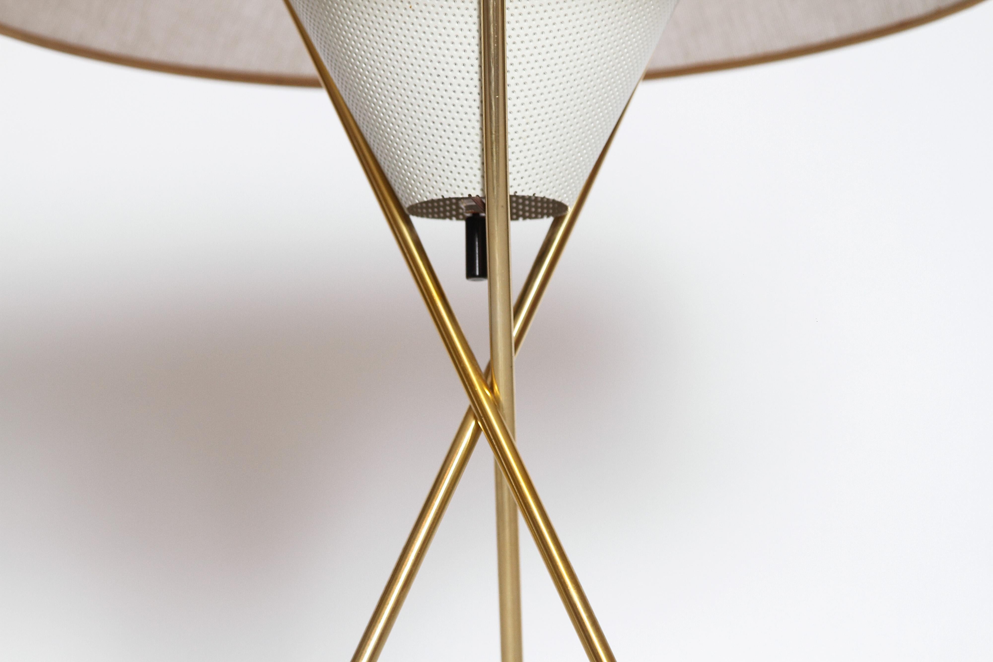 American Mid-Century Modern Tripod Table Lamp by Gerald Thurston for Lightolier