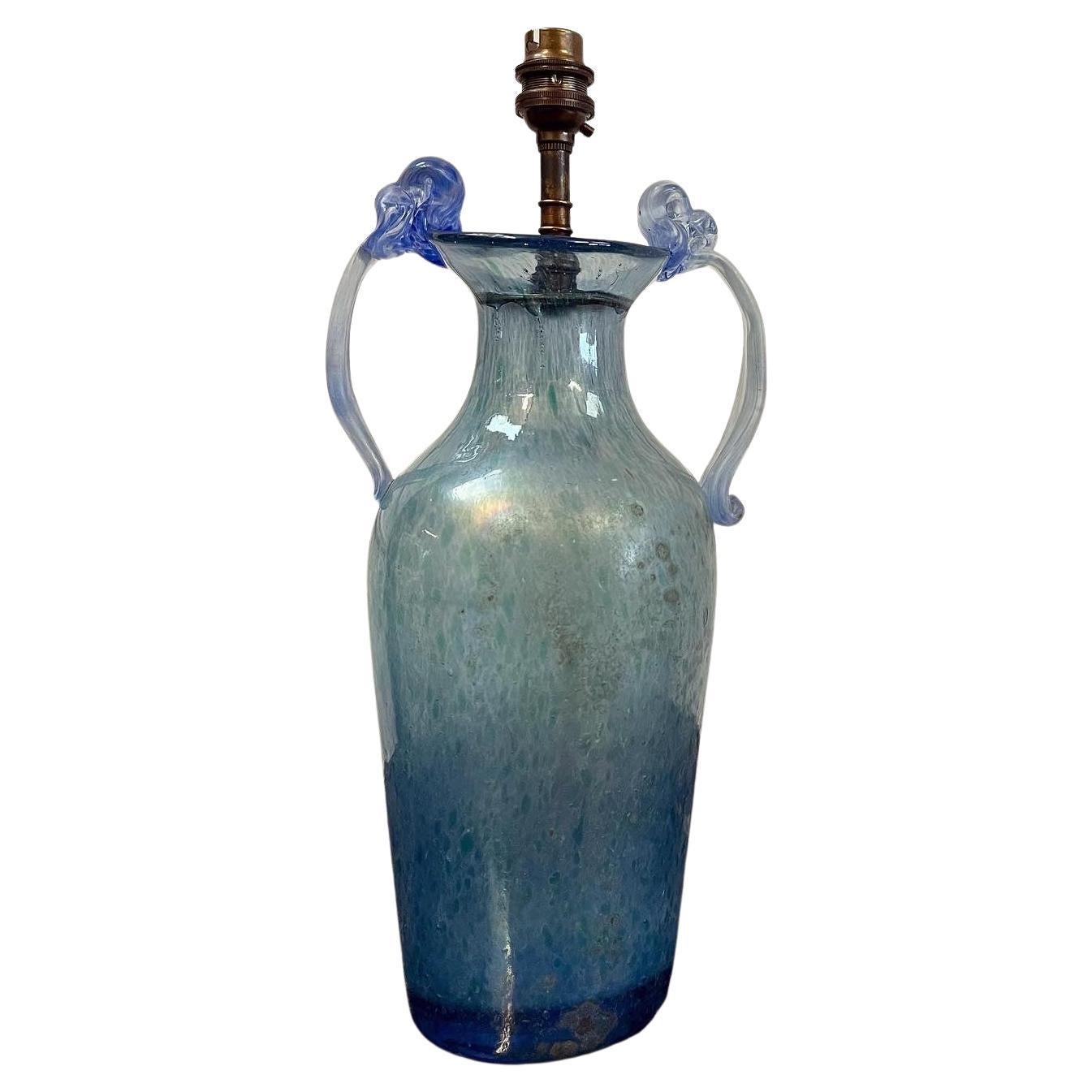 Vase à lampe en verre Murano Revive du milieu du siècle