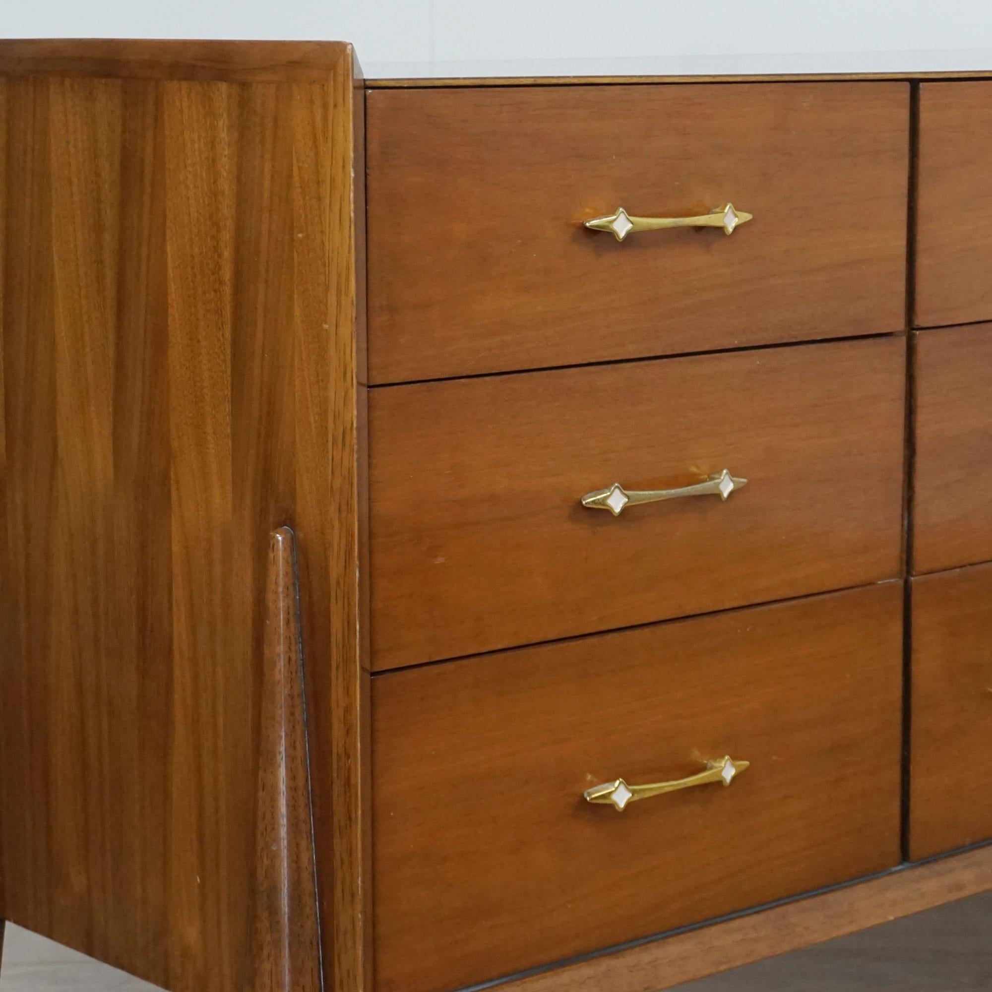 A mid-century Sideboard designed by Kent Coffey for J.B. Van Sciver Co 8