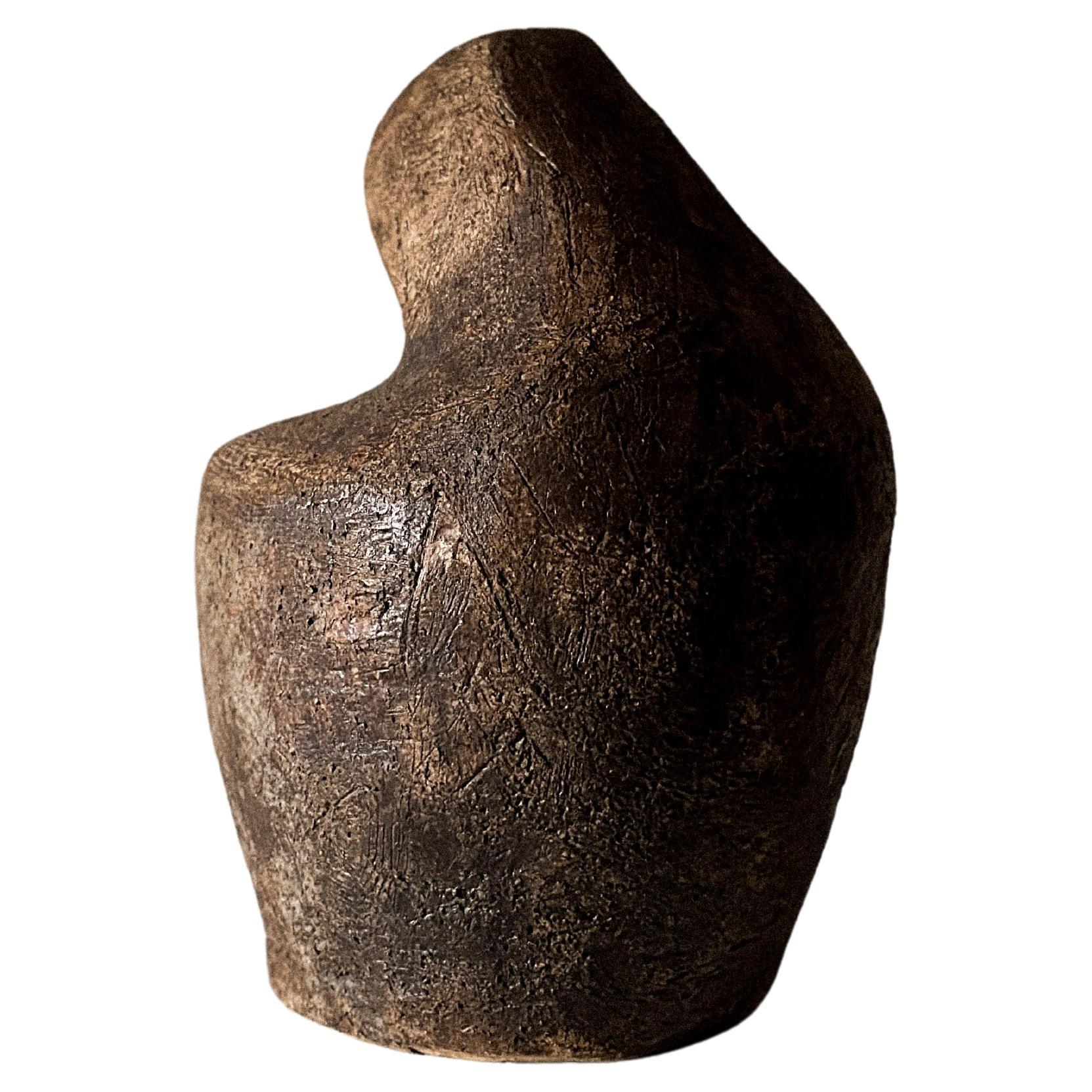 Escultura de gres de mediados de siglo, Anónimo, Escandinavia c. 1970