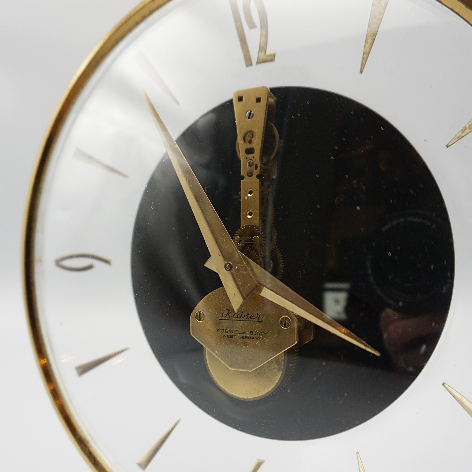 A Mid-Century Table Clock by Kaiser 3