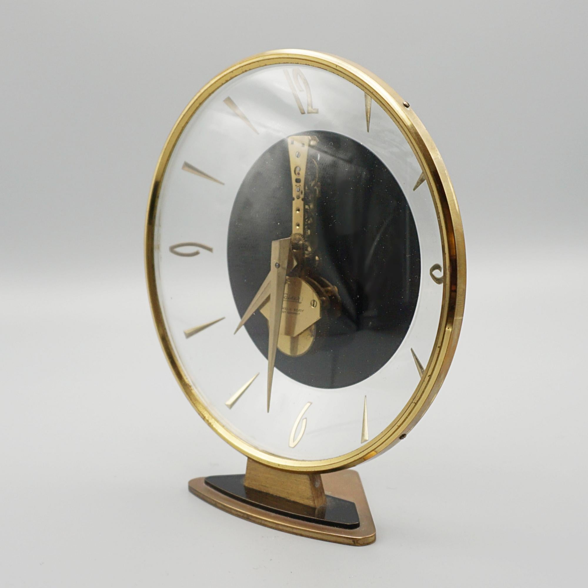 Mid-Century Modern A Mid-Century Table Clock by Kaiser