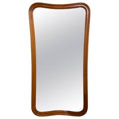 Midcentury Undulating Form Mirror