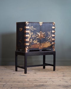 A Mid Eighteenth Century Japanese Lacquer Cabinet