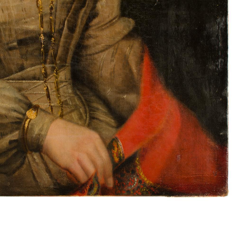 A Mid-Nineteenth Century Portrait of a Distinguished Woman. In Good Condition For Sale In Philadelphia, PA