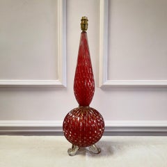A Mid Twentieth century Barovier & Torso Lamp