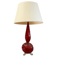 A Mid Twentieth century Barovier & Torso Lamp