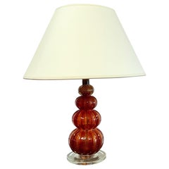 A Mid Twentieth Century Murano Glass Table Lamp