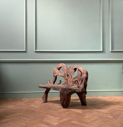 A Mid Twentieth Century Root Bench