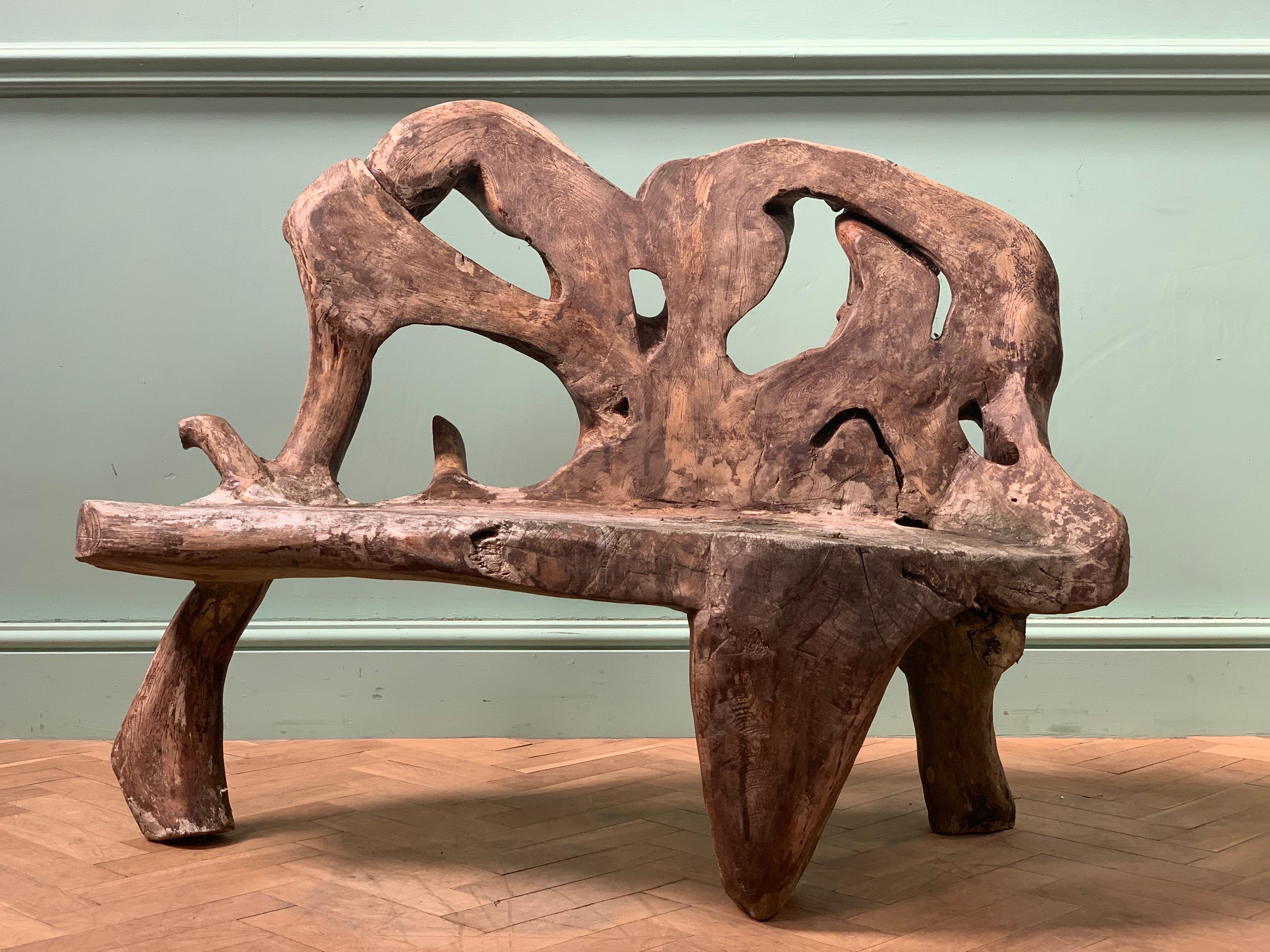 Banc Roots du milieu du Twentieth Century Bon état - En vente à London, GB
