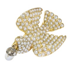 Mid-Victorian Bird Brooch
