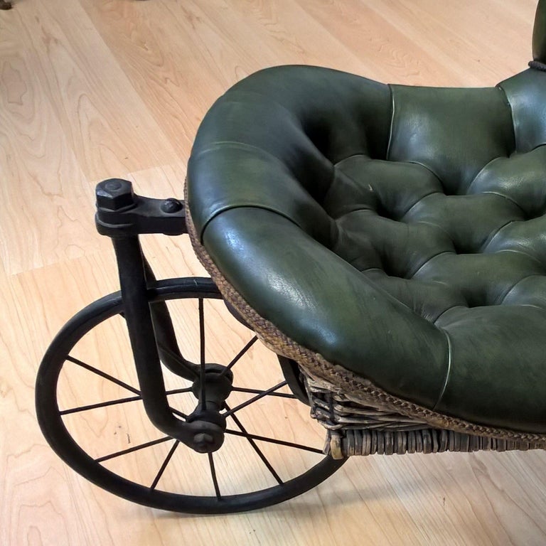 Mid Victorian Iron Framed Bath Chair For Sale at 1stDibs