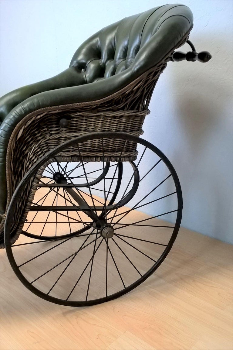 Mid Victorian Iron Framed Bath Chair For Sale at 1stDibs