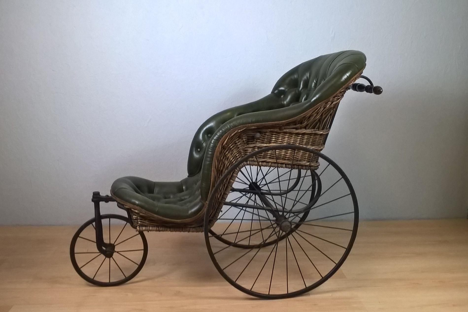 Mid Victorian Iron Framed Bath Chair For Sale