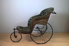 Antique Mid Victorian Iron Framed Bath Chair
