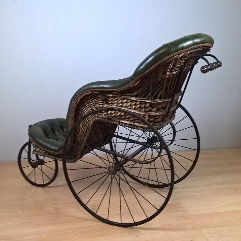 Mid Victorian Iron Framed Bath Chair For Sale at 1stDibs