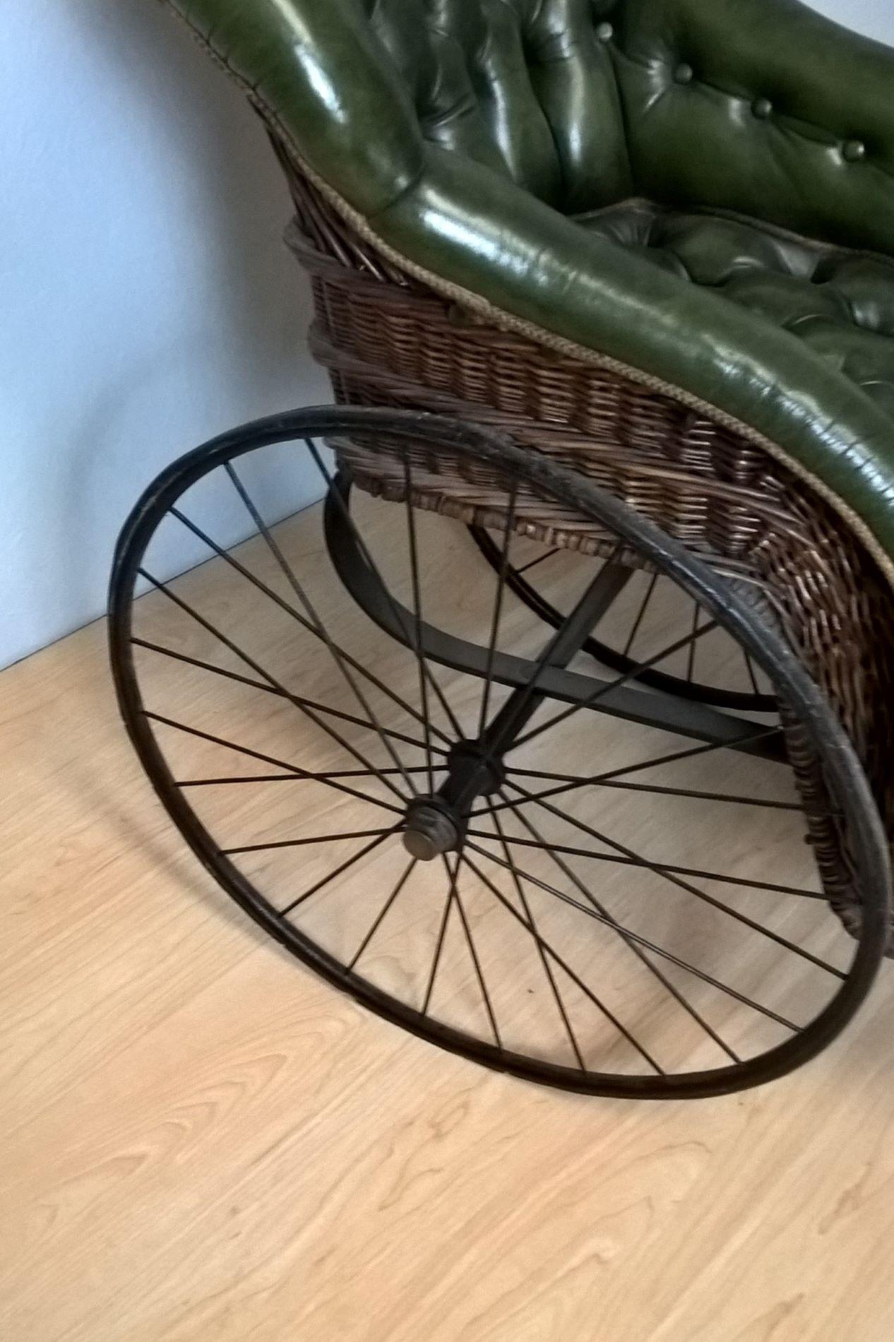 Late 19th Century Mid Victorian Iron Framed Bath Chair For Sale