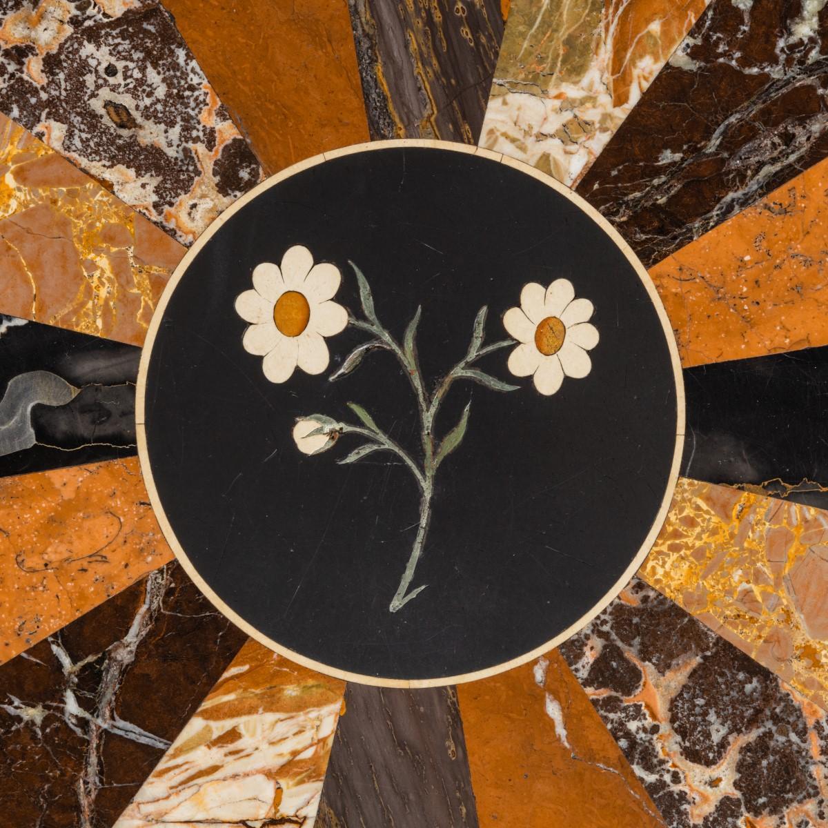 Mid-Victorian Walnut and Pietra Dura Table For Sale 6