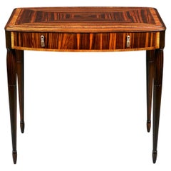 A Midcentury Calamander Art Deco Table