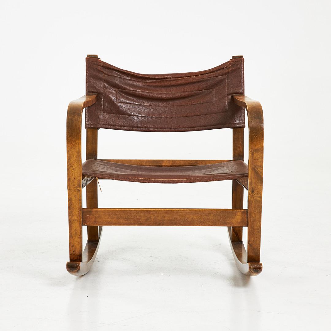 Mid-Century Modern A Midcentury Modern Rocking Chair, Made in Sweden, 1930s For Sale