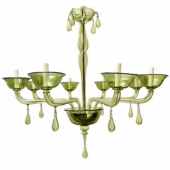 A Midcentury Murano Chandelier