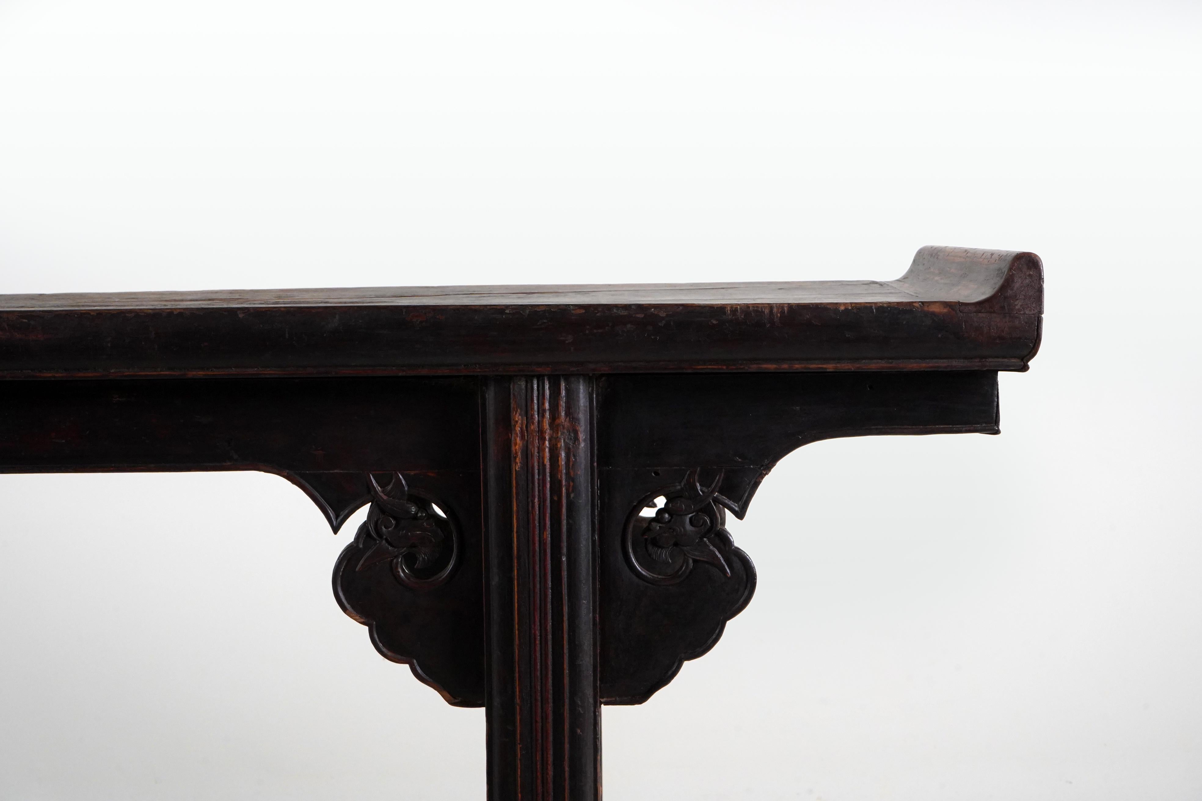 19th Century A Qing Dynasty Narrow Altar Table For Sale