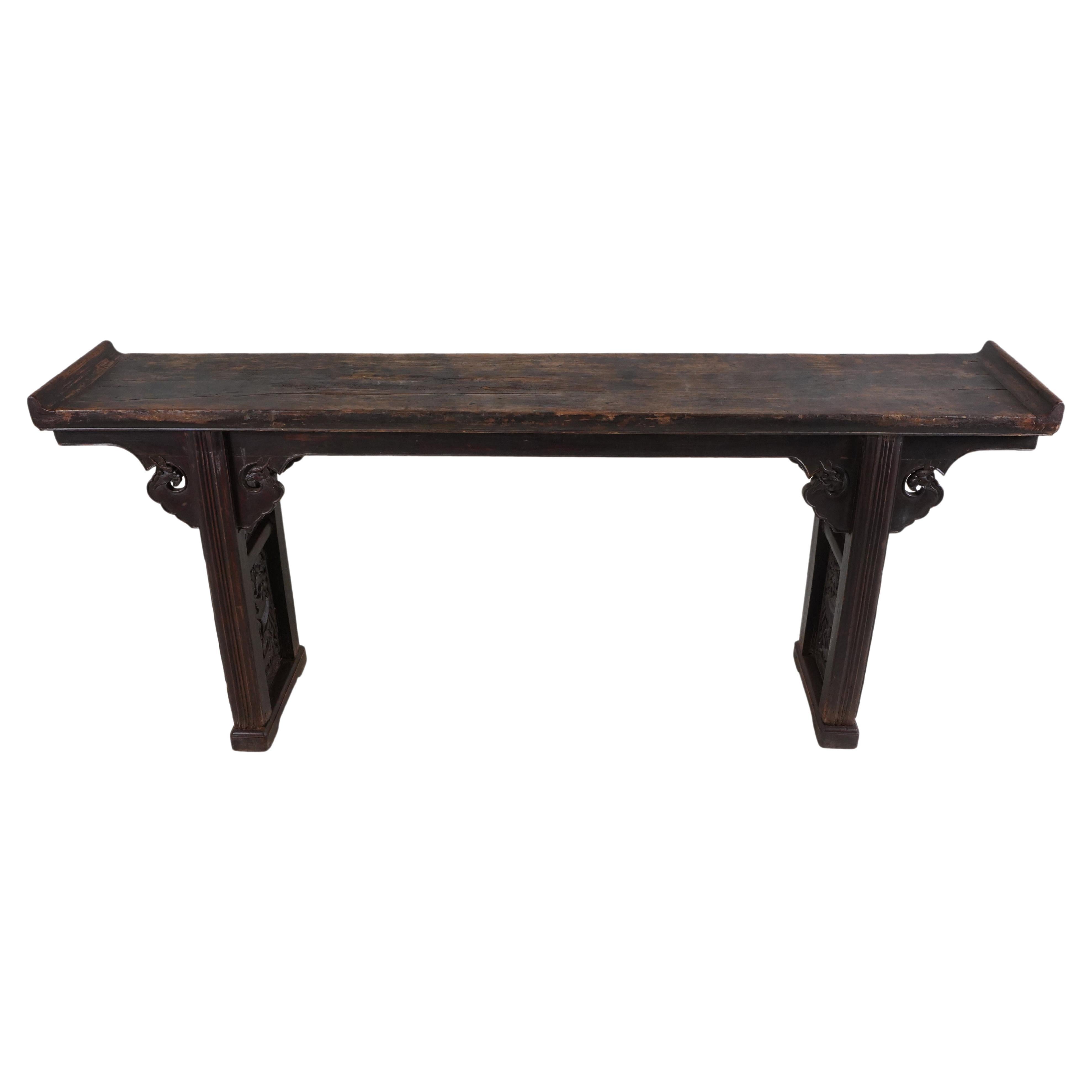 A Qing Dynasty Narrow Altar Table For Sale