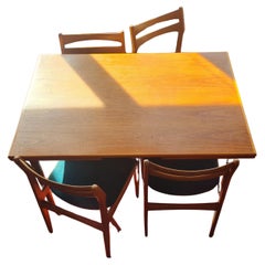  A. Mikael Laursen  Midcentury  extending dining table in solid teak  