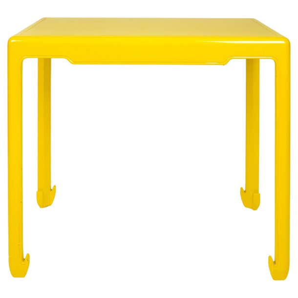 Yellow Table Machine A Ming Style Yellow Lacquer Console Table For Sale at 1stDibs | yellow ...