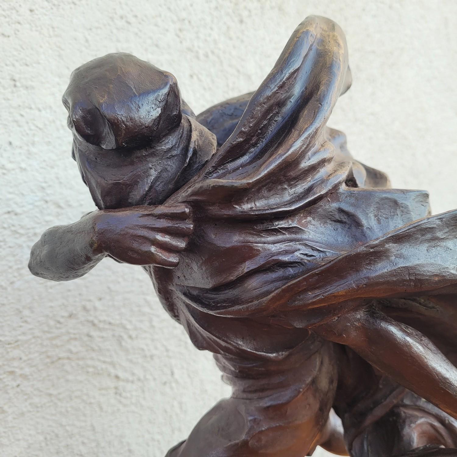 A Miniati, Arab Warrior, Signed Orientalist Bronze, Early 20th Century For Sale 5