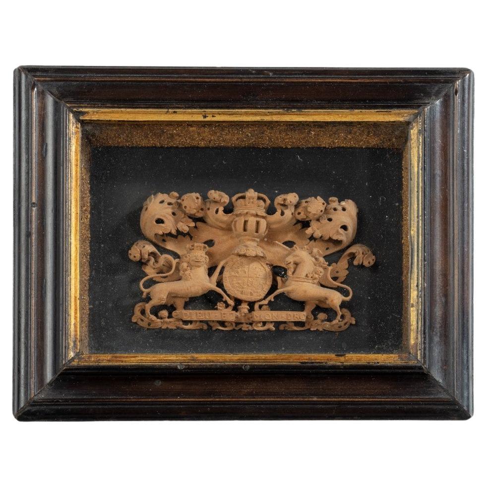 A miniature coat of arms for the Kingdom of Great Britain, 1714-1800