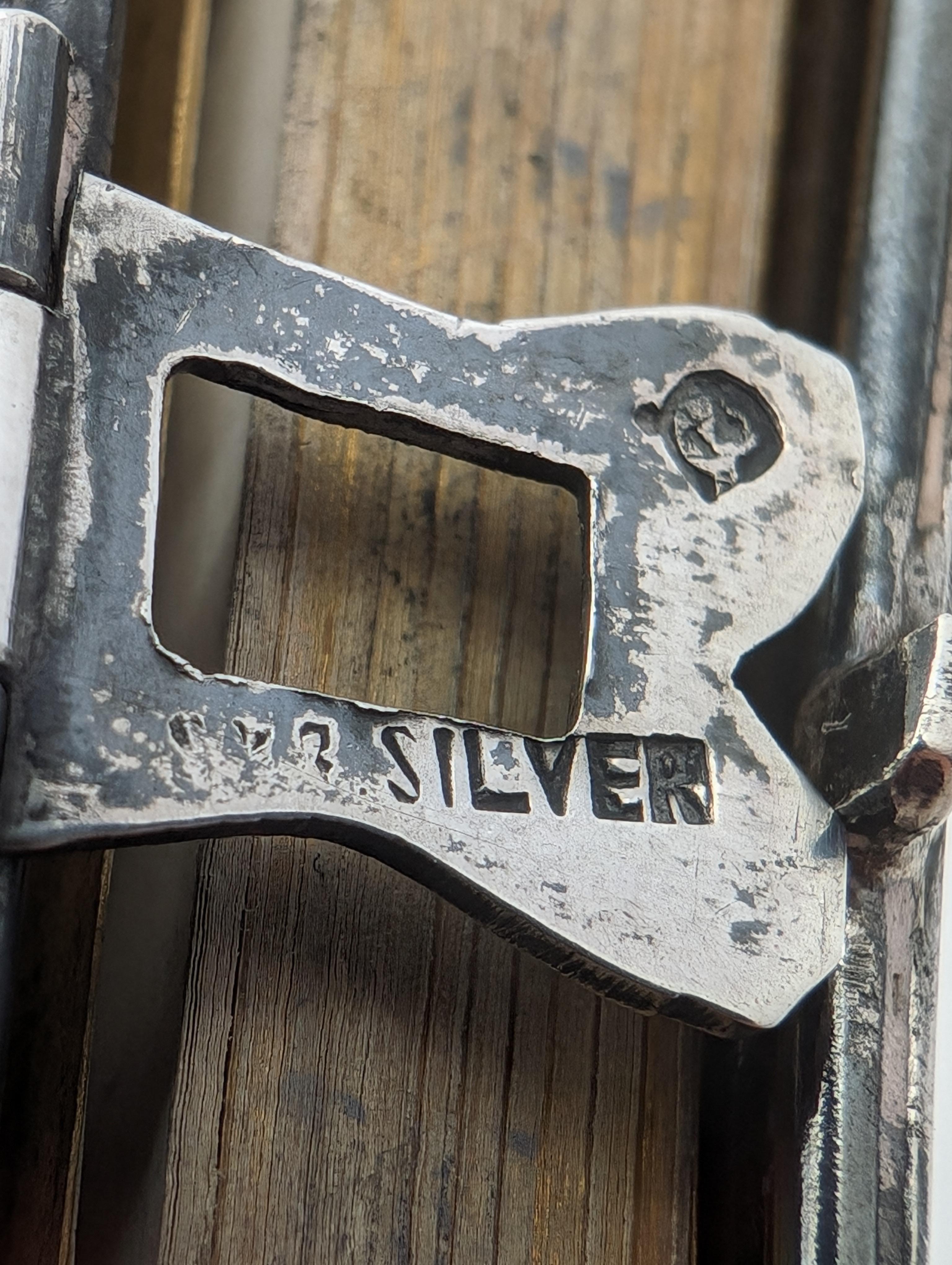 A Miniature Silver Book Binding, Israel Circa 1950 For Sale 2