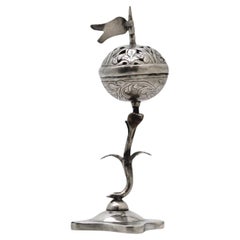 A Miniature Silver Spice Container, Poland-Ukraine Circa 1830