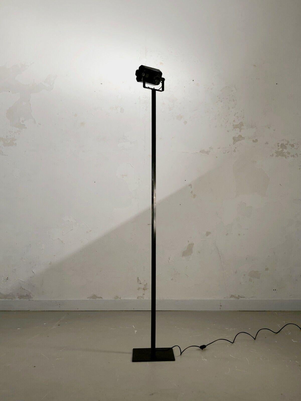 A MINIMAL RADICAL POST-MODERN Memphis FLOOR LAMP by LUMESS, Swiss 1980 For Sale 5