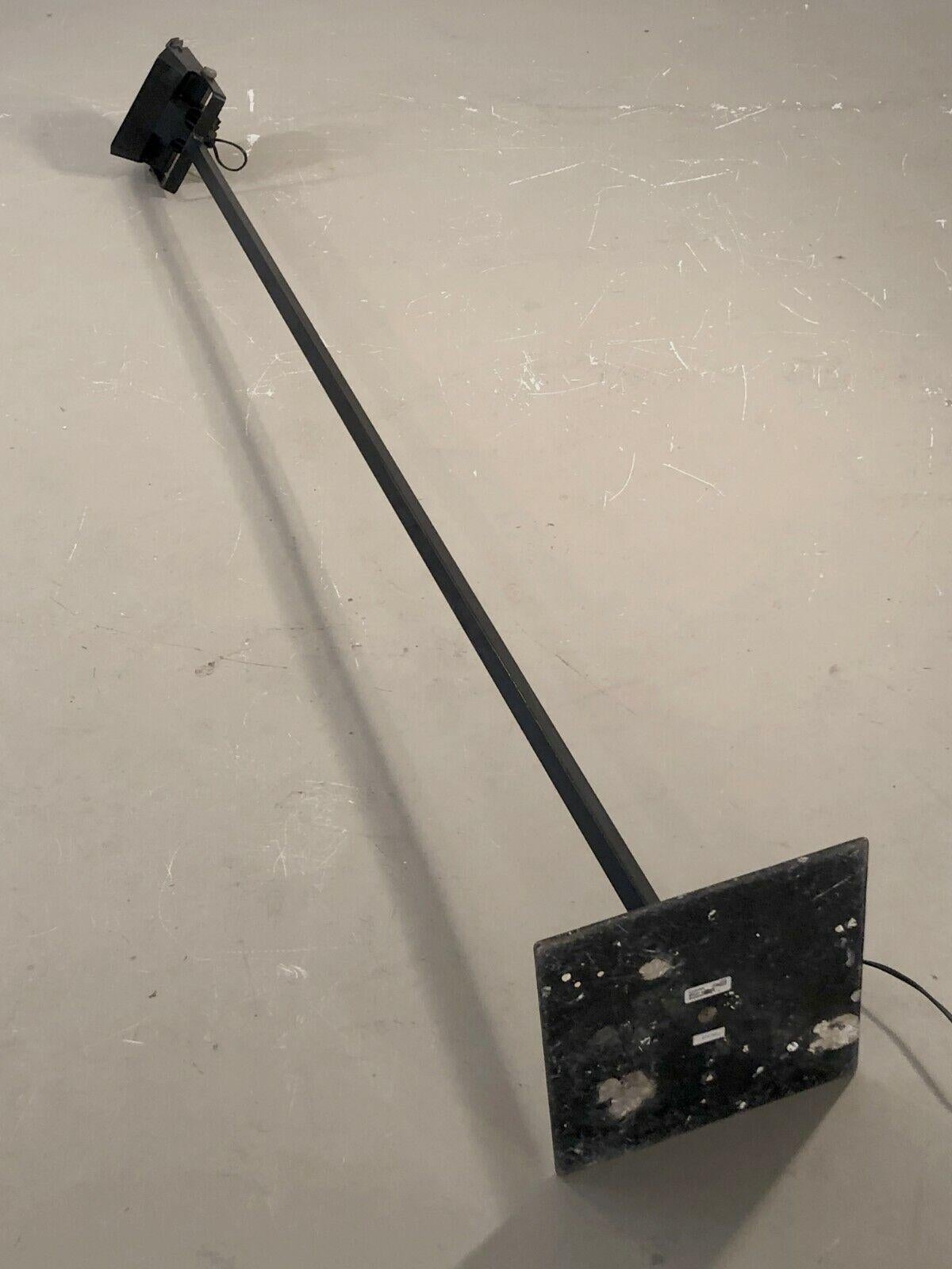 A MINIMAL RADICAL POST-MODERN Memphis FLOOR LAMP by LUMESS, Swiss 1980 For Sale 8