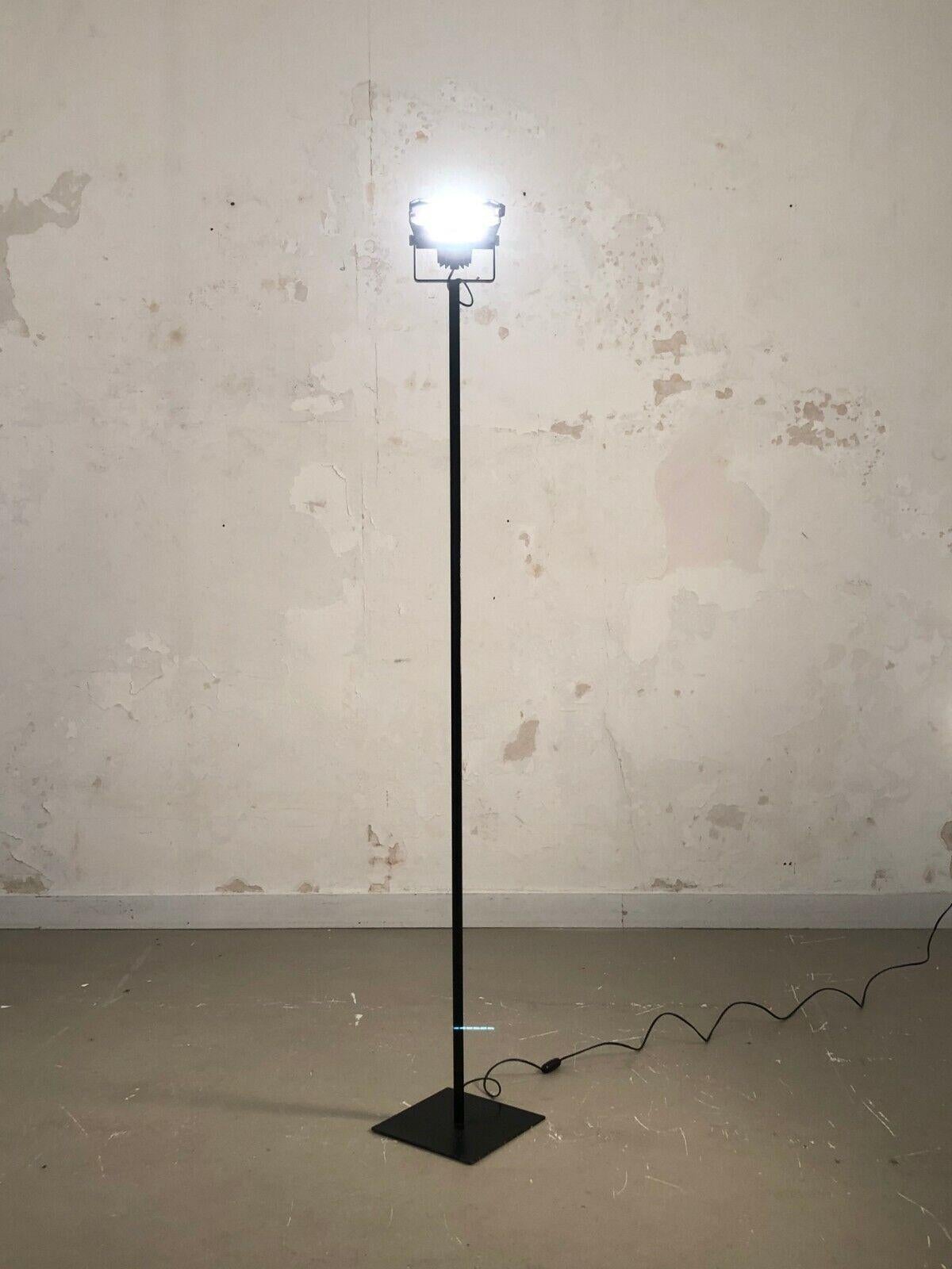 A MINIMAL RADICAL POST-MODERN Memphis FLOOR LAMP by LUMESS, Swiss 1980 For Sale 1