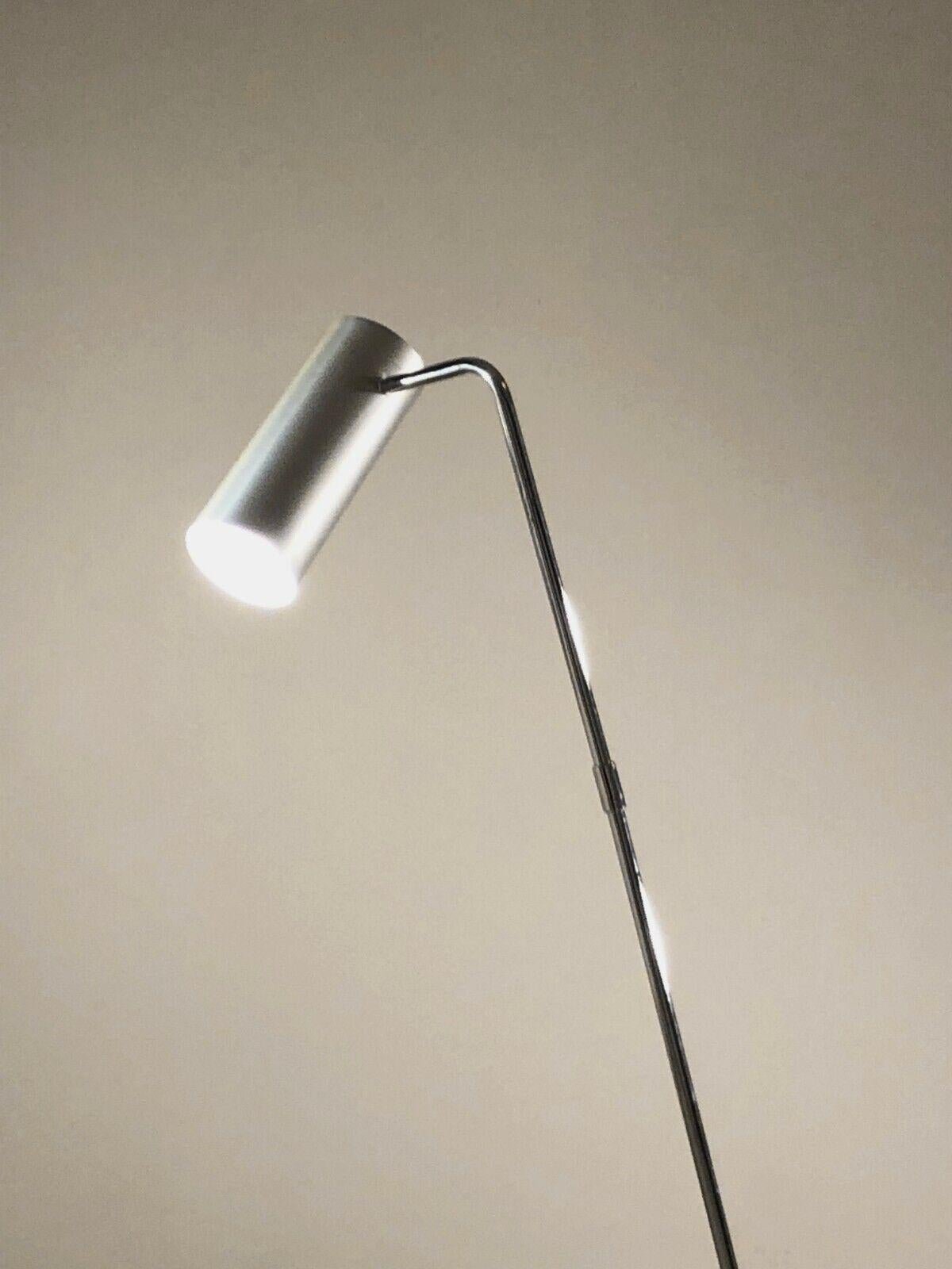 Metal A MINIMAL RADICAL SPACE-AGE FLOOR LAMP by BALTENSWEILER, Swiss 1970